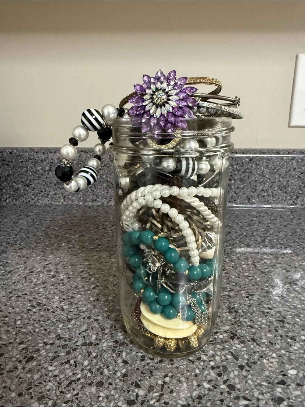 Vintage Estate Mystery Jewelry Jar
